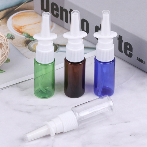 5pcs 15ML Empty Bottle Plastic Nasal Spray Bottles Pump Sprayer Mist Nose Spray Refillable Bottles For Medical ► Photo 1/6