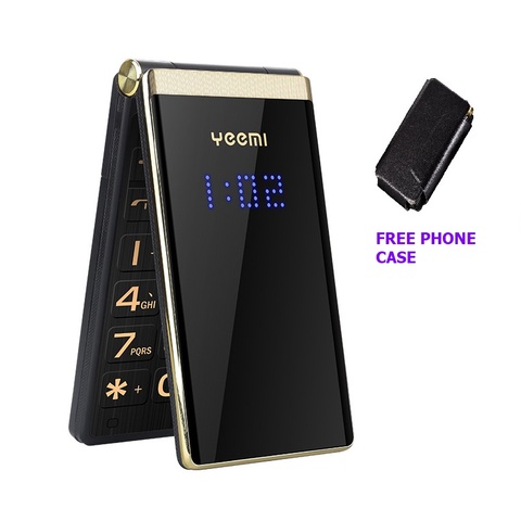 Tkexun Unlock Flip 3G WCDMA Touch Display Senior Mobile Phone SOS Fast Call Large Russian Key Slim Easy Working For Elderly ► Photo 1/6