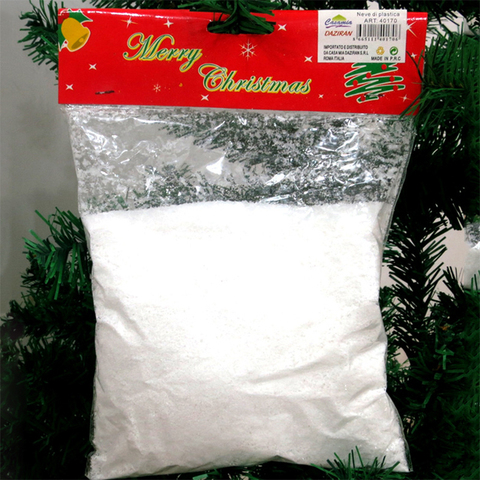 Snowflake Powder White Snow Christmas Tree Decorations Fluffy Fake Snowflakes Party Wedding Festival Venue Decoration Supplies ► Photo 1/6