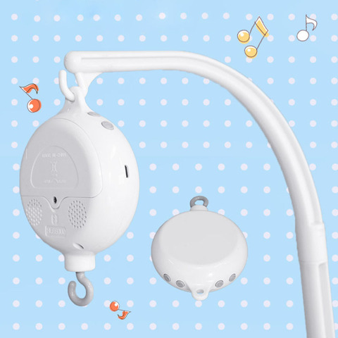 Baby Rattles 0-12 Months Crib Mobile Toys Holder Rotaty Baby Mobile Bed Bell Music Box Arm Bracket Babies Crib Toys For Newborns ► Photo 1/6