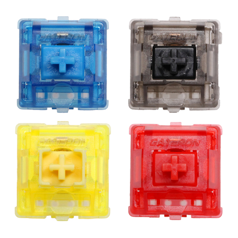Gateron INK Switch 5pin RGB Tactile Linear Clicky 60g 70g mx stem switch for mechanical keyboard 50m Blue Red Yellow Black ► Photo 1/6