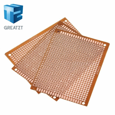 10pcs 7x9 7*9cm Single Side Prototype PCB Breadboard Universal Board Experimental Bakelite Copper Plate Circuirt Board Yellow ► Photo 1/6