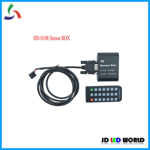 HUIDU S108 HD-S108 Sensor Box for D15/D35/C15/C15C/C35/C35C/A3/A4/A5/A6/A60x Supports Temp/Bright/Humi/Remote Sensor function ► Photo 1/1