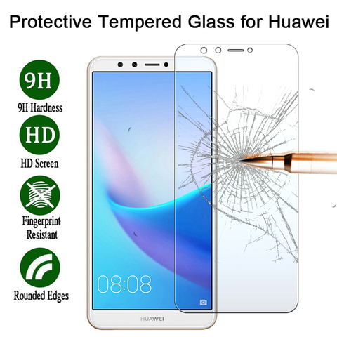 2PCS For Huawei Y6 Y9 2022 Protective Glass On Huawei Y9 Y7 Pro Y5 Prime Toughed Screen Protector for Huawei Y6 2022 P6 On Movie ► Photo 1/6