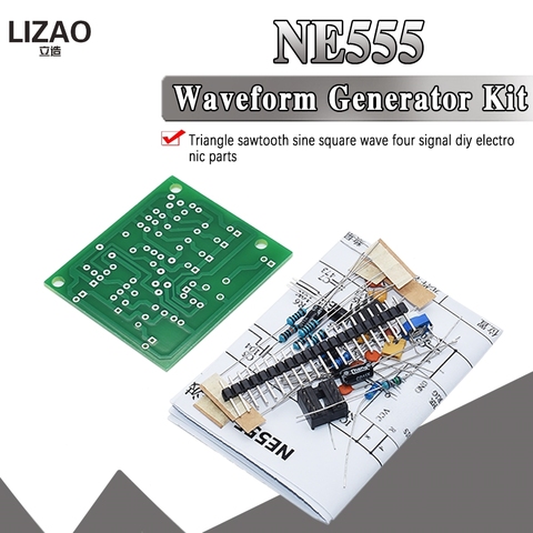 DC6-12V NE555 Pulse Generator Module Sine/Triangle/Square Wave generator multi-channel Waveform Signal Generator DIY Kit ► Photo 1/6