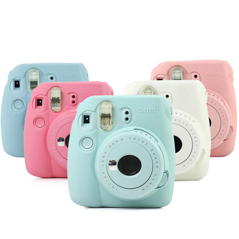 Buy Online Instant Camera Bag Case For Fujifilm Instax Mini 9 Mini 8 8 Case Classic Noctilucent Jelly Colors Camera Skin Cover Alitools