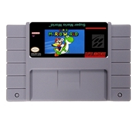 Save File Super Marioed World NTSC 16 Big Gray Game Card For USA Version Game Player ► Photo 1/1