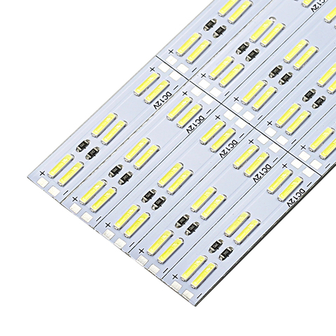 10pcs/Lot Leds 0.5m LED Bar Light Double Row 120leds/m smd 8520 12V Led Rigid Strip White Under Cabinet Kitchen ► Photo 1/6