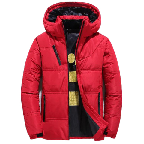 New Winter Down Jacket Men High Quality Thick Thermal Coats Snow Hooded Warm Parka Mens Fashion Outwear White Duck Down Jackets ► Photo 1/6