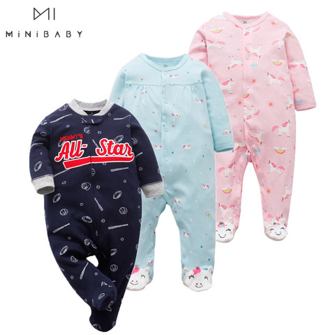 2022 Newborn Spring Autumn baby romper Long Sleeve baby boy girls cotton baby clothes fashion Christmas clothes Climbing pajamas ► Photo 1/4