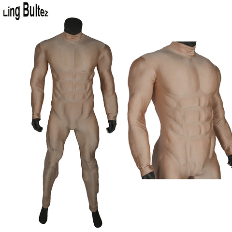 Ling Bultez High Quality Embossed Muscle Suit Muscle Padding Muscle Costume Basic Muscle Outfit For Cosplay ► Photo 1/5