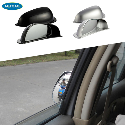 2Pcs/Set 3R Car Blind Spot Mirror Rear Side Wide Angle Rear View Mirror Universal for Second Row Car Door Safely Get-off ► Photo 1/6