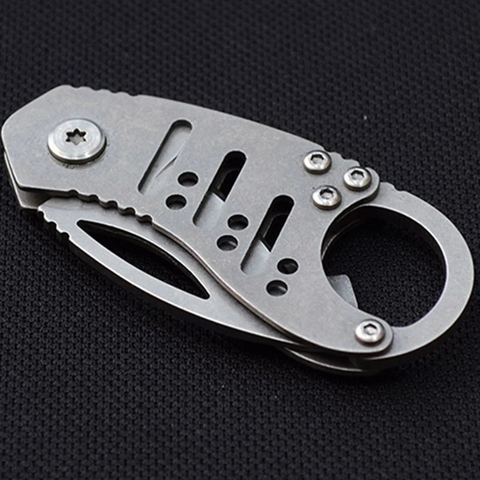 EDC Tool survival Mini Retro Knife Outdoors Small Pocket Folding Stonewash Bottle  Opener Keychain Nice Gift camping hiking - Price history & Review, AliExpress Seller - DKSAHEMTB Official Store