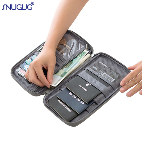 SNUGUG Brand Passport Cover Business Men Card Holder Wallets Waterproof Women Cardholders 2022 Travel Document Cover Organizer ► Photo 1/6