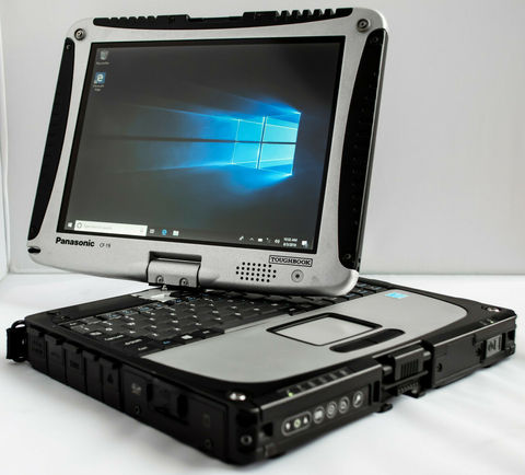 Used Toughbook for Panasonic CF19 CF-19 laptop and V2022.09 software DAS/EPC/WIS/DTS/Vediamo/HHTwin HDD/SSD for MB Star C4 C5 C6 ► Photo 1/6