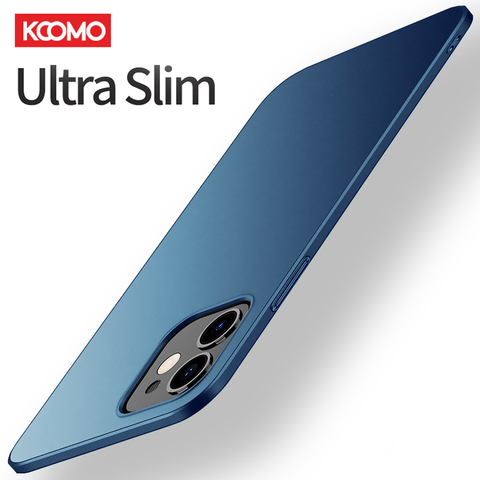 For iPhone 12 Case Cyan Hard PC Ultra Slim Cover Full Protection Matte Cases For Apple iPhone12 iPhone 11 12 Pro Max Mini Case ► Photo 1/6