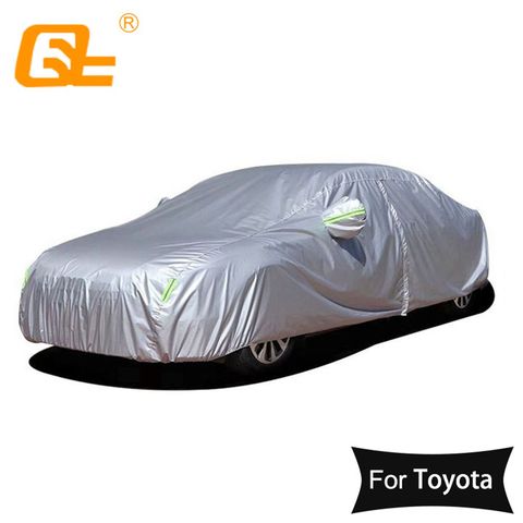 190T Universal Car Covers Outdoor sun protection Dustproof rainproof Snow protection for Toyota Camry Corolla RAV4 Yaris reiz ► Photo 1/5