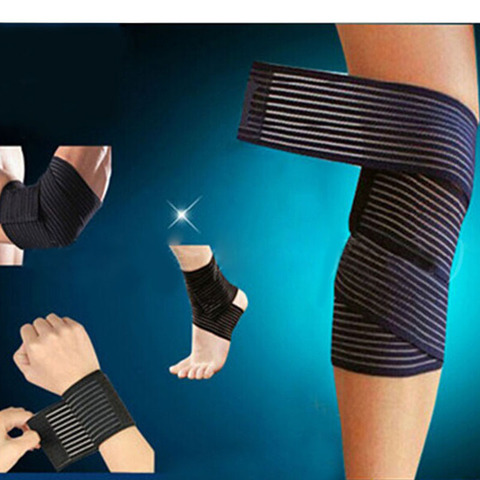 New Knee Elbow Wrist Ankle Bondage Cuff Support Wrap Sport Bandage Compression Strap Belt Fitness Gym Brace Tape Elastic Band ► Photo 1/6