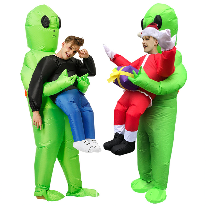 Prank Costume Alien Green Alien Carrying Human Adult Inflatable Costume Anime  Cosplay For Man Funny toys squishy Alien toys - Price history & Review |  AliExpress Seller - LeZhiCai Store 