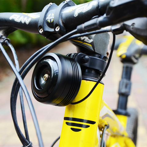 Anti-theft MTB Road Bicycle Bell With Alarm  Loud Sound  USB Charging Ring Electric Horn dzwonek rowerowy Cycling Safety Alarm ► Photo 1/6