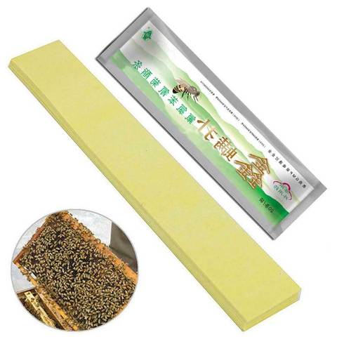 20pcs Fluvalinate Strips Anti Insect Pest Controller Instant Mite Killer Miticide Beekeeping Farm  Bee Medicine Mite Strip ► Photo 1/6