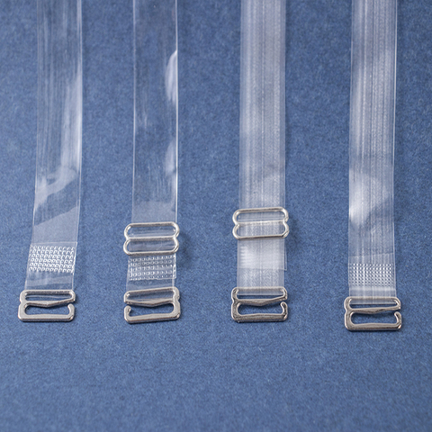 6 Pairs Clear Invisible Transparent Adjustable Bra Set Hook Shoulder Straps