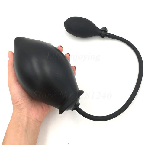 85mm Oversized Inflatable Air Pump Butt Plug Expansion Anal Dildo Anal Plugs Dilator Adult Sex Toys for Couples Women Men Gay ► Photo 1/6