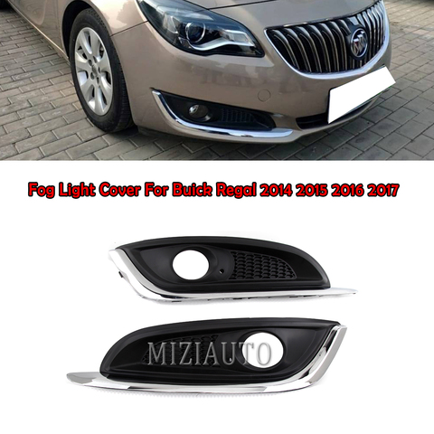MIZIAUTO Fog Light Cover For Buick Regal 2014-2017 for Opel Insignia for Vauxhall Fog Light Lamp Front Fog Lamp Frame Headlight ► Photo 1/6