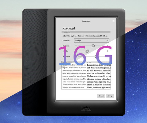 New Kobo glo HD 300PPI Rreader book E-Ink Ebook 16G WIFI Reader HD 1448x1072 Touch screen ► Photo 1/6