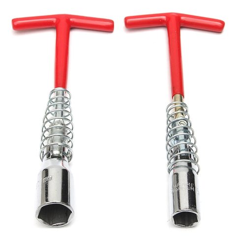 Universal 16mm/ 21mm Spark Plug Removal Tool Spanner Socket Wrench T Grip Handle Flexible Spanner Socket T Handle T Bar ► Photo 1/6