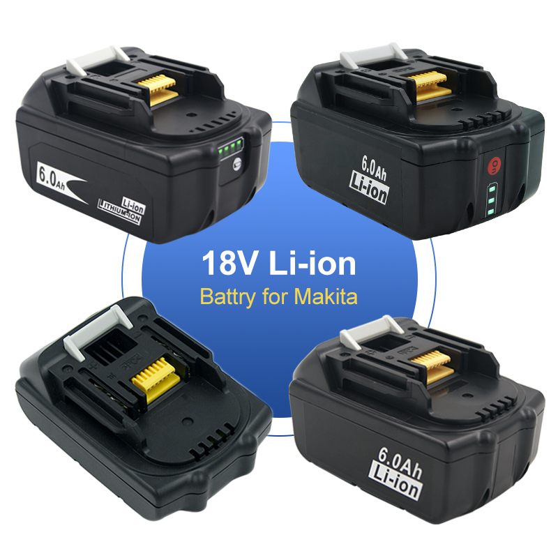 2x 3000mAh 18V Battery For Makita BL1860 BL1850 BL1840 BL1830 BL1815 194309-1