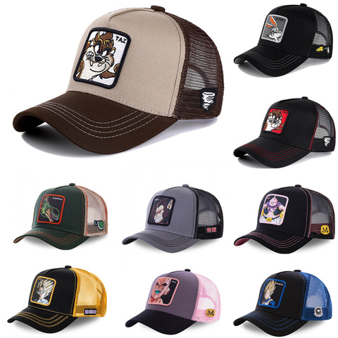 New Brand Anime TAZ KHAKI Snapback Cap Cotton Baseball Cap Men Women Hip Hop Dad Mesh Hat Trucker Dropshipping ► Photo 1/6