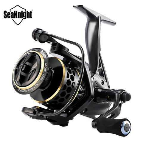 Seaknight Archer 5.2:1 4.9:1 Spinning Reel Max Drag 13Kg 8+1BB Carp Fishing Reel 2000-6000 Aluminium Spool Spinning wheel carret ► Photo 1/6