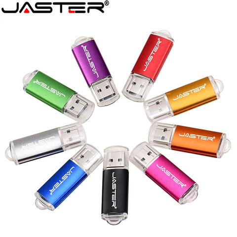 JASTER USB Flash Drive 128GB 64GB mini Pen Drive 4GB 8GB 16GB 32GB Cle USB 2.0 Pendrive USB Stick Memory Disk Flash Drive ► Photo 1/6