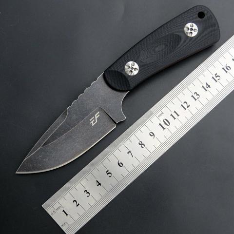 Eafengrow EF121 Fixed Blade Knife D2 steel Blade + G10 Handle Camping knife Hunting tactical knife outdoor diving edc tool ► Photo 1/6