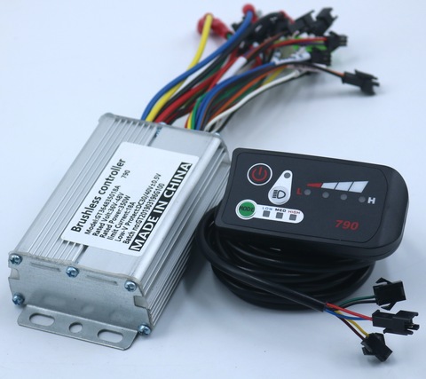 GREENTIME 36V/48V 350W 18A E-bike Brushless Motor 790 Controller BLDC Motor Driver+790LED display ► Photo 1/5