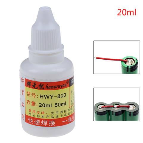 1PC Protable 20ml Stainless Steel Flux Soldering Stainless Steel Liquid Solders Water Durable Liquid Sloders ► Photo 1/6