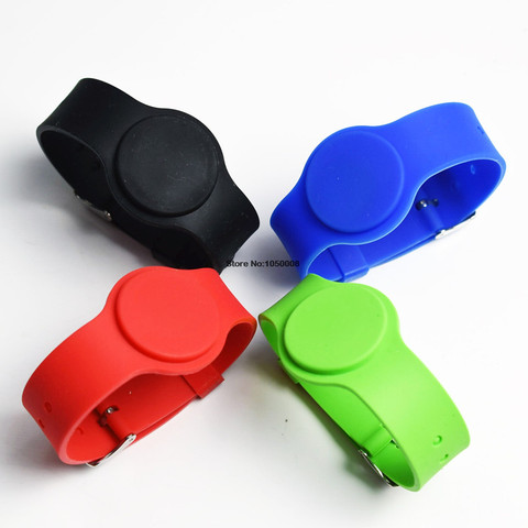 13.56MHz RFID Silicone Wristband Bracelet NFC 215 Smart Proximity Card Waterproof for for all NFC phone ► Photo 1/6