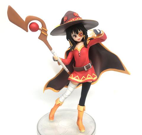 Japanese anime figure kono subarashii sekai ni shukufuku o Megumin action figure collectible model toys for boys ► Photo 1/6