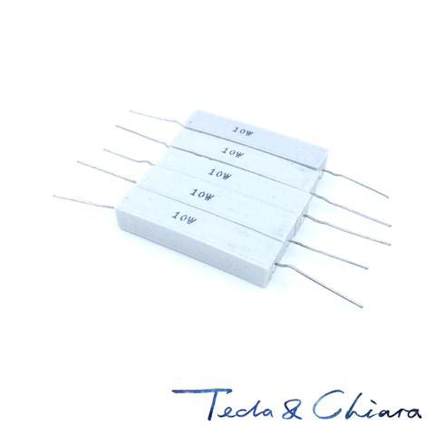 10Pcs 10W 15R 18R 20R 22R 15ohm 18ohm 20ohm 22ohm 15 18 20 22 5% Cement Ceramic Power Horizontal Resistor Resistance R Ohm ► Photo 1/2