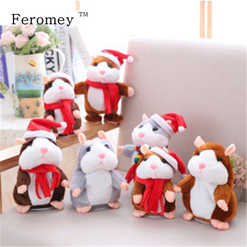 Talking Hamster Plush Doll Toys Mouse Pet Sound Record Plush Hamster Talking Doll Stuffed Toys Children Kids Toys Birthday Gift ► Photo 1/6