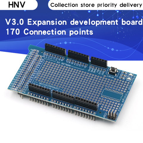 MEGA 2560 R3 Proto Prototype Shield V3.0 Expansion Development Board + Mini PCB Breadboard 170 Tie Points for arduino DIY ► Photo 1/6