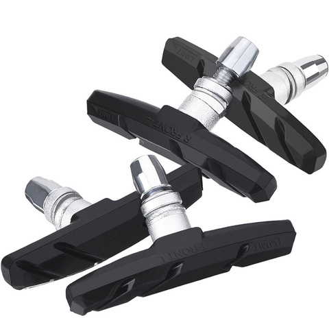 2pc Bicycle Brake Pads Cycling Bike V Brake Holder Pads Shoes Blocks Rubber Friction Rim Brake MTB Road Mute Bike Brake Pads ► Photo 1/6