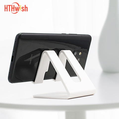 Phone Holder Desk Stand For iPhone Xsmax Huawei P30 Xiaomi Mi9 plastic triangle Mobile Phone Stand Desktop For Cell phone Tablet ► Photo 1/6