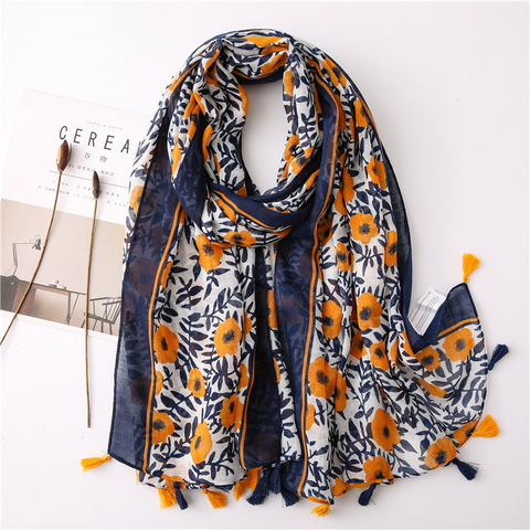 2022 Spain Fashion Color Blocked Plaid Viscose Shawl Scarf Lady Print Soft Pashminas Stole Wrap Neck Snood Bufandas Muslim Hijab ► Photo 1/6