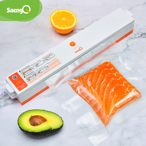 saengQ Electric Vacuum Sealer Packaging Machine For Home Kitchen Including 15pcs Food Saver Bags Commercial Vacuum Food Sealing ► Photo 1/6