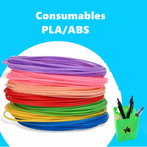 Quality product abs 1.75mm 20 colors 3d printer filament pla 1.75mm rainbow abs filament 3d filament 3d printer abs 3d pen wire ► Photo 1/1
