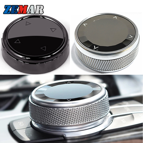 Crystal/Ceramic Car Multimedia Buttons Knob Cover for BMW E60 F20 E87 E90 E92 E93 F34 F30 F10 X5 E70 F15 X3 F25 X1 F48 E84 X6 X4 ► Photo 1/6