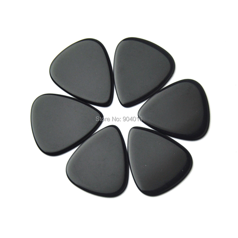 Lots of 50pcs Extra Heavy 1.5mm Blank Guitar Picks Plectrums Solid Black For Electric guitar bass ► Photo 1/3