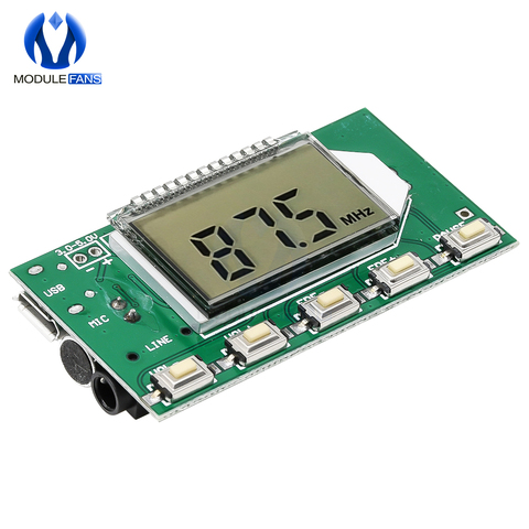 FM Transmitter Module Wireless Microphone Circuit Board Computer Audio Transmitting DC 3v 5V FM Module 87.0MHz-108.0MHz ► Photo 1/6